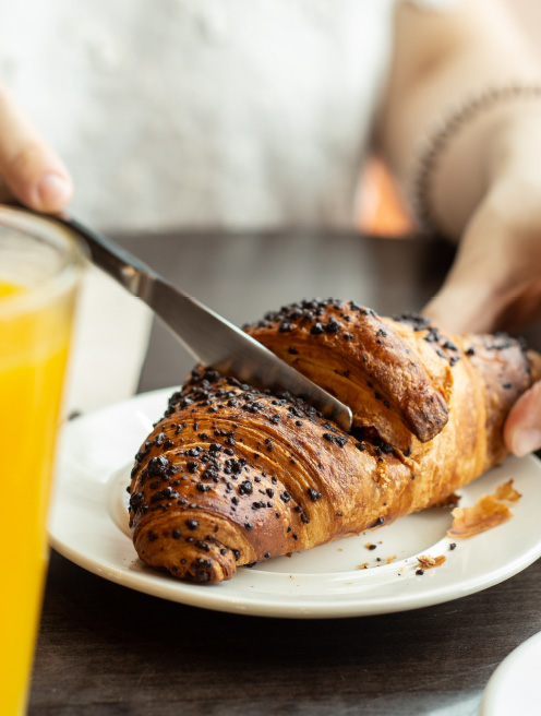 CROISSANT DE CHOCOLATE.